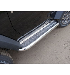 Пороги с площадкой на Jeep Wrangler JEEPWRAN3D(3.6)14-07