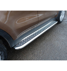 Пороги с площадкой на Kia Sportage KIASPORT16-13