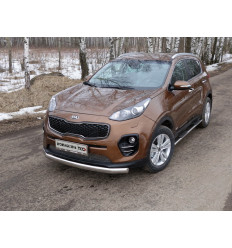 Защита передняя нижняя (овальная) на Kia Sportage KIASPORT16-20