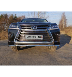 Защита передняя нижняя на Lexus LX 570/LX 450d LEXLX450d15-21