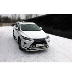 Защита передняя нижняя (овальная) на Lexus RX LEXRX200t15-18