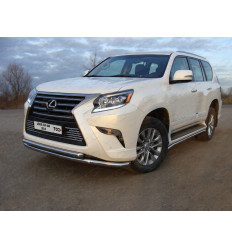 Защита передняя нижняя (двойная) на Lexus GX 460 LEXGX46014-01