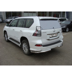 Защита задняя (уголки двойные) на Lexus GX 460 LEXGX46014-07