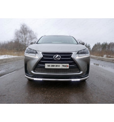 Защита передняя нижняя (с ходовыми огнями) на Lexus NX LEXNX20015T-22