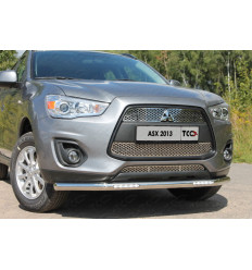 Защита передняя нижняя (с ДХО) на Mitsubishi ASX MITSASX13-19