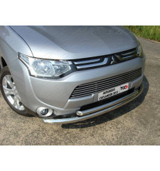Защита передняя нижняя на Mitsubishi Outlander MITOUT12-08
