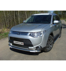 Защита передняя нижняя (с ходовыми огнями) на Mitsubishi Outlander MITOUT14-14