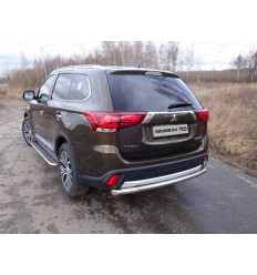 Защита задняя (длинная) на Mitsubishi Outlander MITOUT15-18