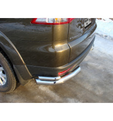 Защита задняя (уголки двойные) на Mitsubishi Pajero Sport MITPASPOR14-09