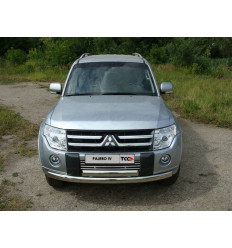 Защита передняя нижняя на Mitsubishi Pajero MITPAJ4-01