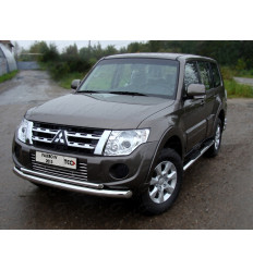 Защита передняя нижняя на Mitsubishi Pajero MITPAJ413-01