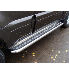 Пороги с площадкой на Mitsubishi Pajero MITPAJ413-05