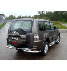 Защита задняя (уголки) на Mitsubishi Pajero MITPAJ413-10