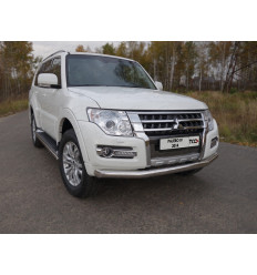 Защита передняя нижняя на Mitsubishi Pajero MITPAJ414-02