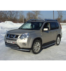 Защита передняя нижняя на Nissan X-Trail NISXTR11-01