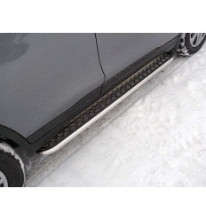 Пороги с площадкой на Nissan X-Trail NISXTR15-11
