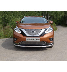 Защита передняя нижняя (с ДХО) на Nissan Murano NISMUR16-08