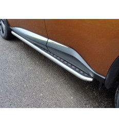 Пороги с площадкой на Nissan Murano NISMUR16-13