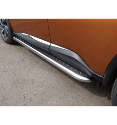 Пороги с площадкой на Nissan Murano NISMUR16-15