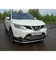 Защита передняя нижняя на Nissan Qashqai NISQASH14-02