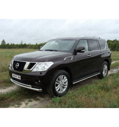 Защита передняя нижняя на Nissan Patrol NISPATR10-01