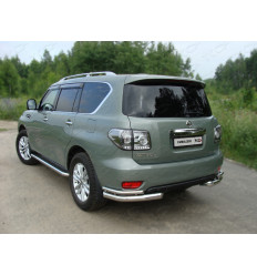 Защита задняя (уголки двойные) на Nissan Patrol NISPATR10-10
