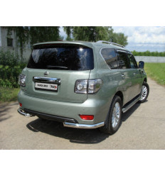 Защита задняя (уголки) на Nissan Patrol NISPATR10-11
