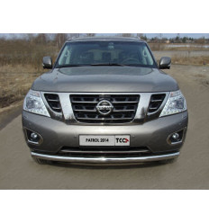 Защита передняя нижняя на Nissan Patrol NISPATR14-02