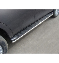 Защита порогов на Nissan Patrol NISPATR14-06