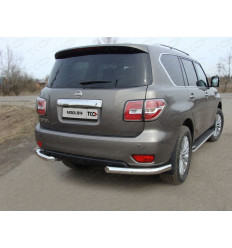 Защита задняя (уголки) на Nissan Patrol NISPATR14-10