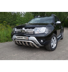 Защита передняя (кенгурин с вставкой) на Renault Duster RENDUST15-02