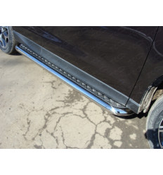Пороги с площадкой на Subaru Forester SUBFOR13-06