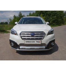 Защита передняя нижняя на Subaru Outback SUBOUT15-02