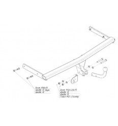 Фаркоп на Volkswagen Golf 6 2187A