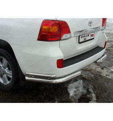 Защита задняя (уголки двойные) на Toyota Land Cruiser 200 TOYLC20012-04