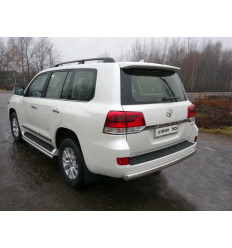 Защита задняя (овальная) на Toyota Land Cruiser 200 TOYLC20015-17