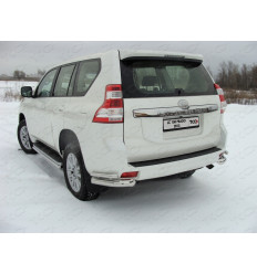 Защита задняя (уголки) на Toyota Land Cruiser Prado 150 TOYLCPR150-04