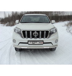 Защита передняя нижняя (с ходовыми огнями) на Toyota Land Cruiser Prado 150 TOYLC15013-07