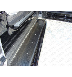 Пороги с площадкой (нерж. лист) на Toyota Rav 4 TOYRAV13-16