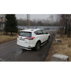 Защита задняя центральная на Toyota Rav 4 TOYRAV15-28