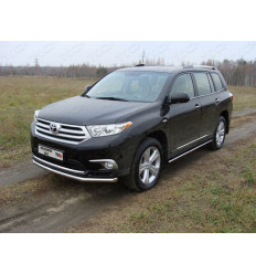 Защита передняя нижняя на Toyota Highlander TOYHIGHL10-01