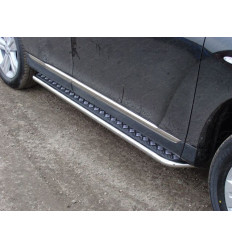 Пороги с площадкой на Toyota Highlander TOYHIGHL10-02