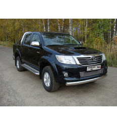 Защита передняя (овальная) на Toyota Hilux TOYHILUX12-07