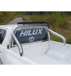 Защита кузова и заднего стекла со светодиодной фарой на Toyota Hilux TOYHILUX15-17
