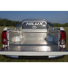 Защитный алюминиевый вкладыш в кузов автомобиля (комплект) на Toyota Hilux TOYHILUX15-19
