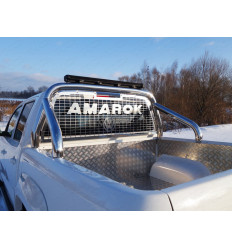 Защита кузова и заднего стекла со светодиодной фарой (на кузов) на Volkswagen Amarok VWAMAR17-16