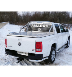Защита кузова и заднего стекла (на крышку) на Volkswagen Amarok VWAMAR17-18