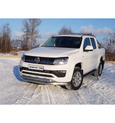 Защита кузова и заднего стекла со светодиодной фарой (на кузов) на Volkswagen Amarok VWAMAR17-24