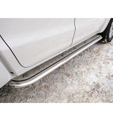 Пороги с площадкой на Volkswagen Amarok VWAMAR17-28