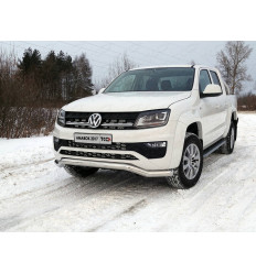 Защита передняя (кенгурин) на Volkswagen Amarok VWAMAR17-35